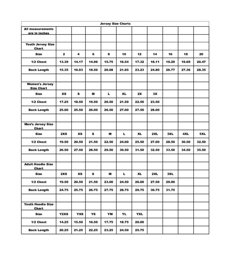 jersey-size-charts